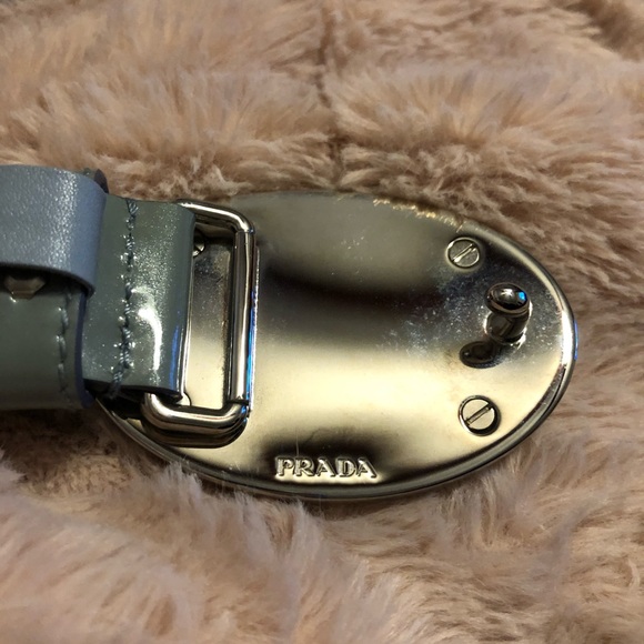 Prada Saffiano Leather Buckle Belt main image 5